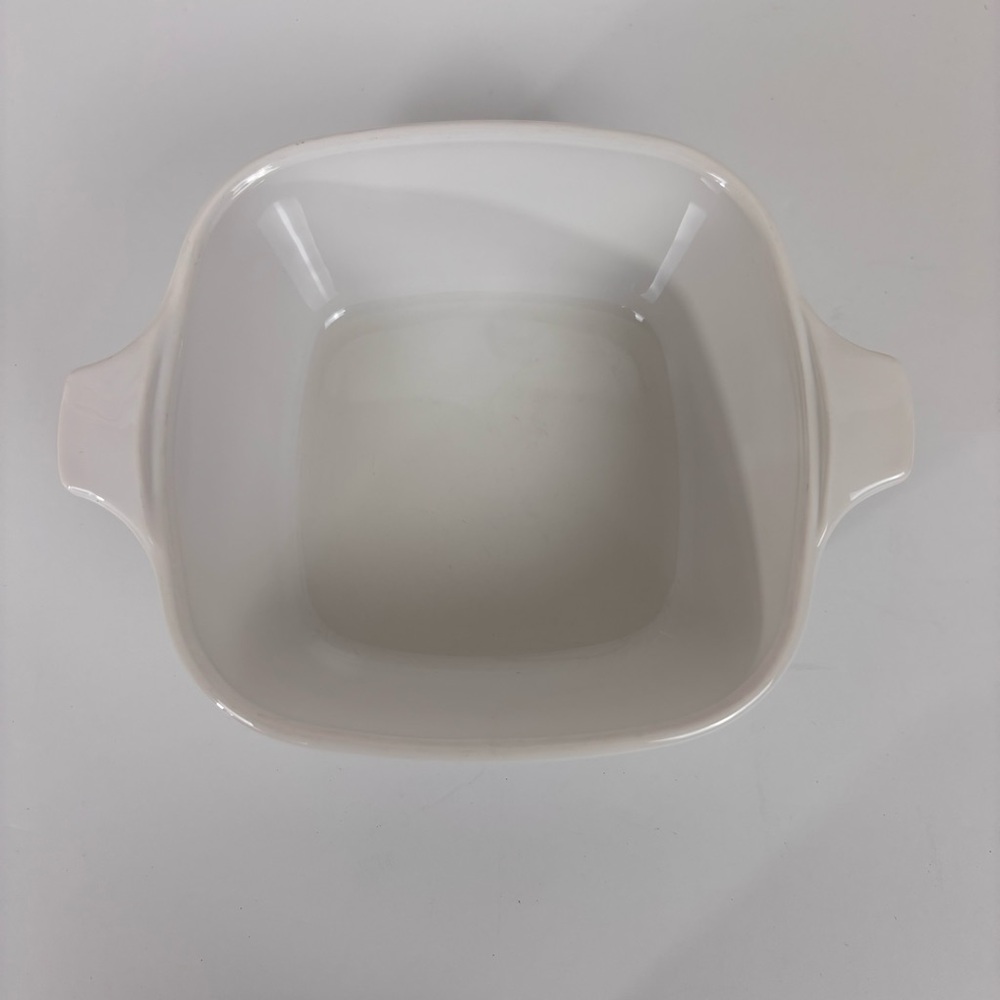 Vintage 2-Piece Corningware Petite Casserole Dish Blue Cornflower White 2-3/4 C - Picture 7 of 8